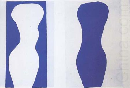 Shapes white Torso and Blue Torso(Jazz) (mk35), Henri Matisse